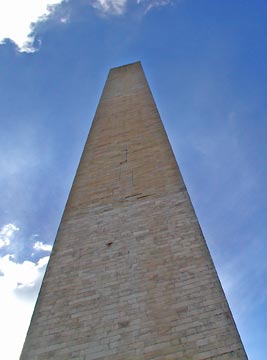 Washington Monument, top